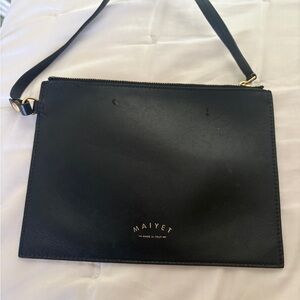 Black Leather Key & Card Holder